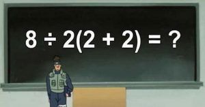 L’impossibile operazione matematica che è diventata virale su Twitter: sei in grado di risolvere 8 ÷ 2 (2 + 2)?