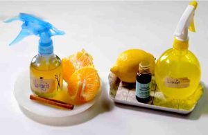 Come fare l’aceto con l’odore di arancia e cannella o limone e menta in modo che la tua casa sia perfettamente  pulita e profuma