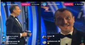 Il Sanremo social di Fiorello, in diretta Instagram alle 2 di notte con 100 mila utenti connessi.