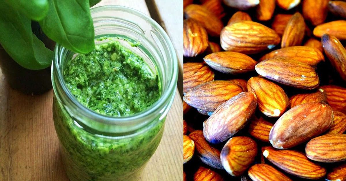 Come fare il pesto di mandorle con una ricetta semplice!