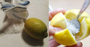Limone ripieno di sale: questo trucco ti cambierà la vita!