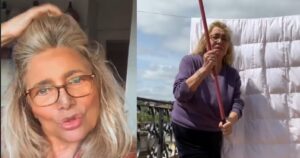 Mara Venier in un video inedito del marito che  commenta “Guardate la signora della domenica com’è ridotta” VIDEO