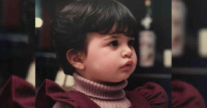 Sembra una bambola, qui aveva solamente 2 anni. Oggi è una delle donne più belle d’Italia. La riconoscete?