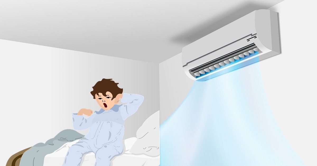 Dormi con l’aria condizionata accesa tutta la notte? Ecco cosa può accadere al tuo corpo
