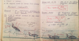 Pensavate di essere bravi a prendere appunti? Date un’occhiata a quelli di uno studente di aviazione russo nel 1991