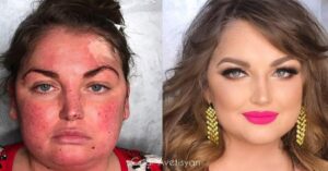 10 foto “prima e dopo” che mostrano il potere del trucco e il talento di alcuni make up artist
