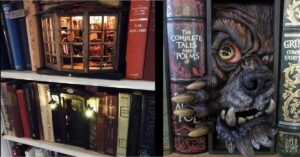 13 fantastiche e originali creazioni da inserire nelle libreria accanto ai libri di casa tua