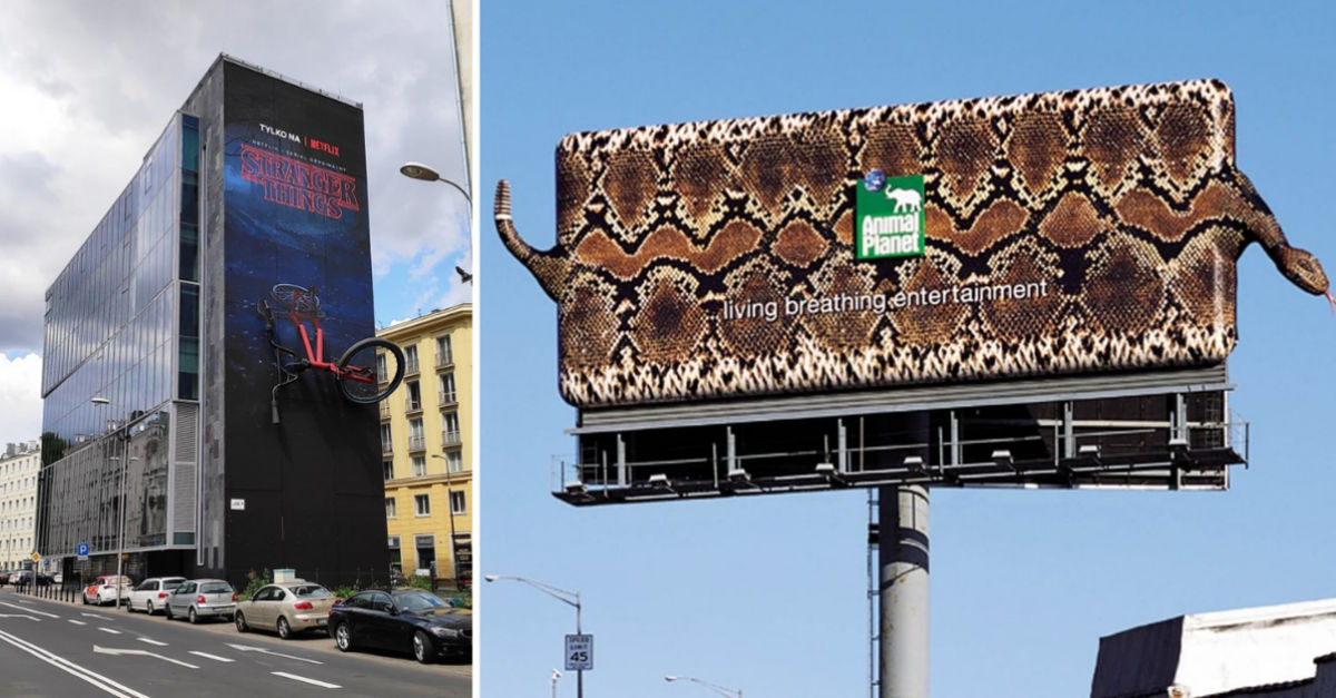 Moderna Forma Di Pubblicità A Basso Costo 17 cartelloni pubblicitari progettati da una mente brillante