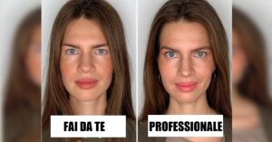 14 foto che mostrano la differenza tra un trucco fai da te e un make up professionale. Il “prima e dopo”
