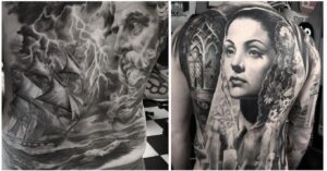 12 tatuaggi ispirati all’arte greca e romana. I capolavori di arte su pelle di Mr.T Stucklife