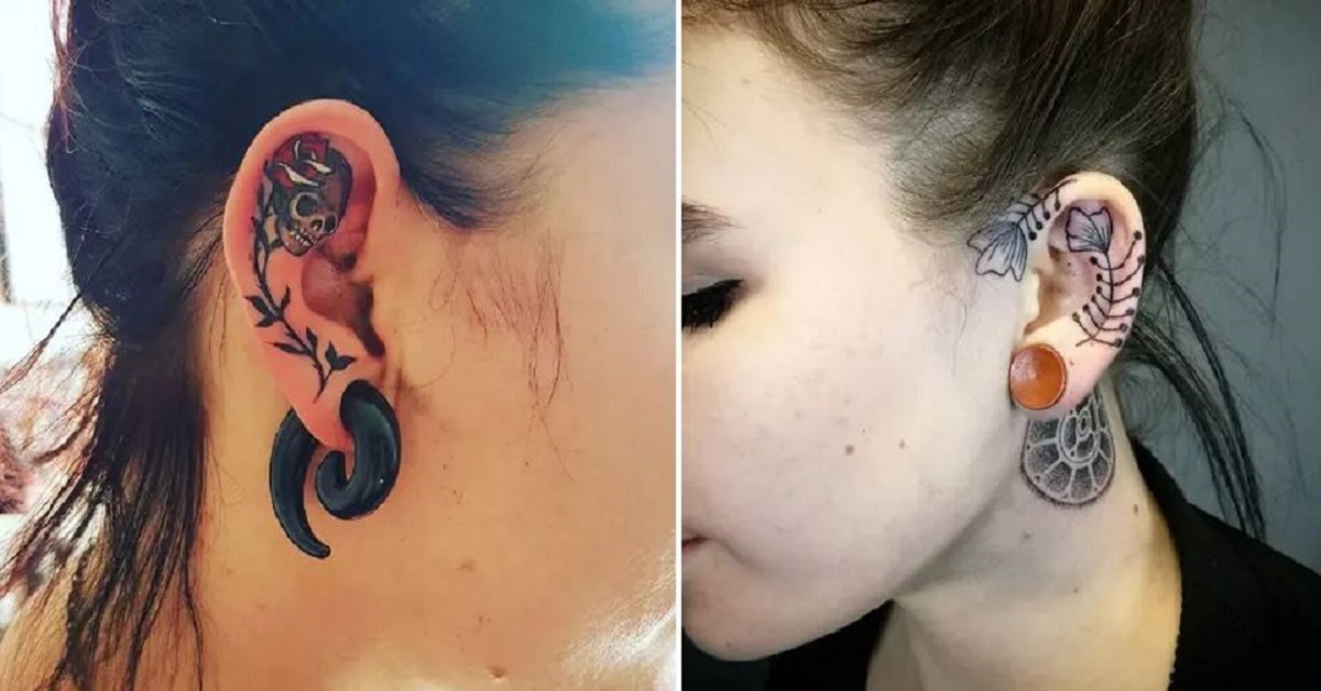 12 tatuaggi particolari per valorizzare le orecchie