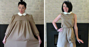 24 abiti di 1 dollaro trasformati in capi di moda da una donna molto creativa