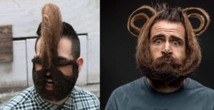 12 forme di barba fantasiose realizzate da un uomo conosciuto come “Mr Incredibeard”