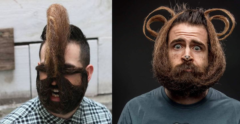 12 forme di barba fantasiose realizzate da un uomo conosciuto come “Mr Incredibeard” 12 forme di barba fantasiose realizzate da un uomo conosciuto come “Mr Incredibeard”