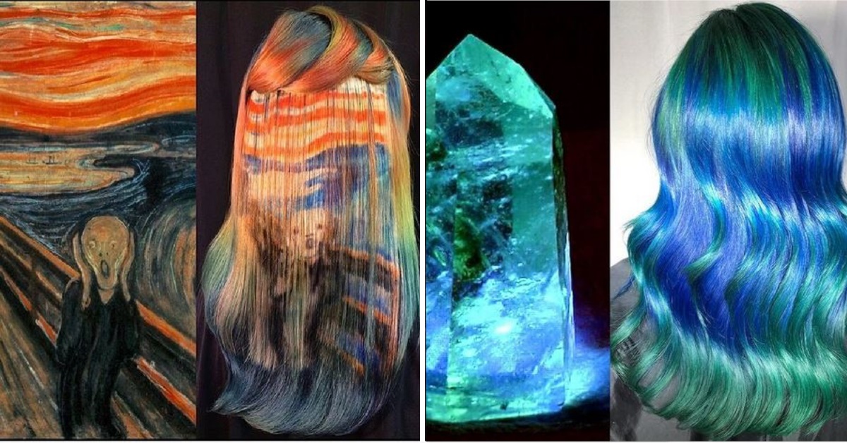13 colorazioni di capelli ispirate all’arte e alla natura, il talento di Ursula Goff 13 colorazioni di capelli ispirate all’arte e alla natura, il talento di Ursula Goff