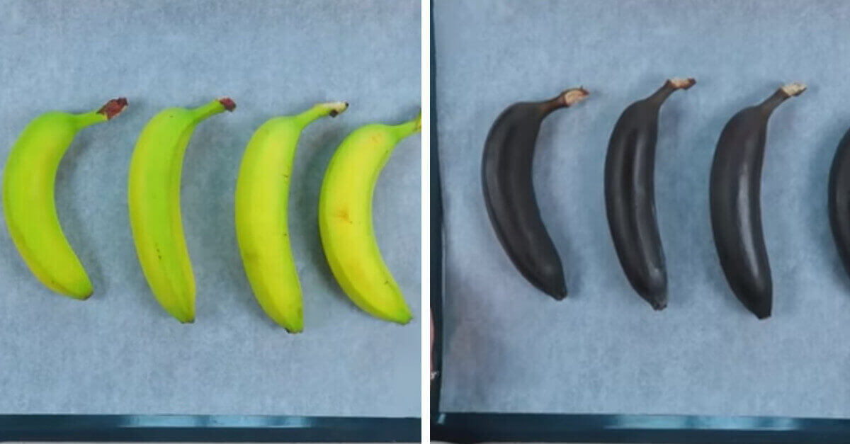 Mette le banane in forno per alcuni minuti. Conoscevi questo trucchetto? Ecco a che serve Mette le banane in forno per alcuni minuti. Conoscevi questo trucchetto? Ecco a che serve
