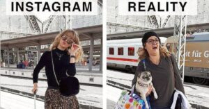 11 Scatti divertenti a confronto che mostrano la vita su Instagram e quella  reale