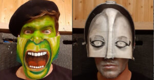 26 maschere ricreate da un artista austriaco per ogni giorno di confinamento