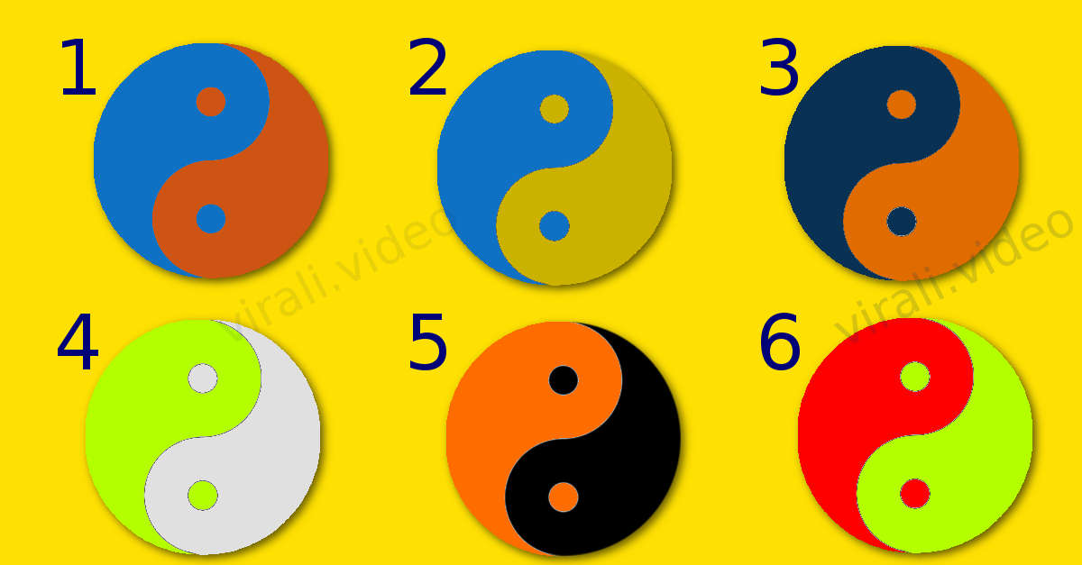 Test del colore Ying e Yang: quale scegli? Test del colore Ying e Yang: quale scegli?