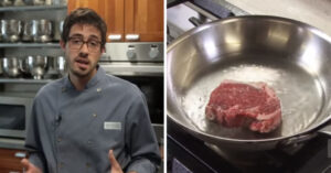 Chef Professionista mostra come cucinare al meglio delle bistecche congelate