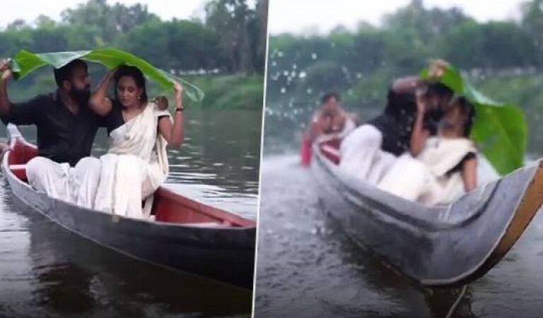 Coppia di sposi cade nel fiume durante il servizio fotografico, il video divertente ha fatto il pieno di visualizzazioni Coppia di sposi cade nel fiume durante il servizio fotografico, il video divertente ha fatto il pieno di visualizzazioni