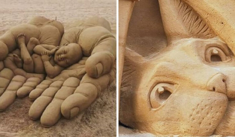20 meravigliose sculture di sabbia tra le più belle condivise sui social 20 meravigliose sculture di sabbia tra le più belle condivise sui social