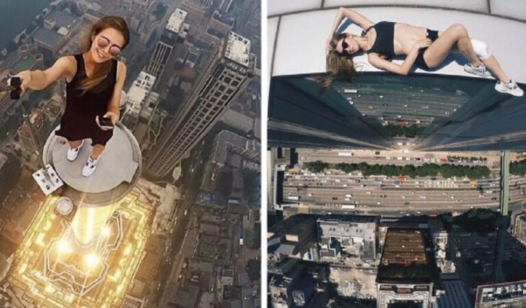 Diventa famosa sui social rischiando la vita in modo irresponsabile per realizzare degli scatti estremi(10 Foto) Diventa famosa sui social rischiando la vita in modo irresponsabile per realizzare degli scatti estremi(10 Foto)