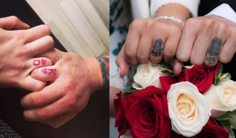 17 coppie che hanno rinunciato alle fedi per dei simbolici tatuaggi permanenti 17 coppie che hanno rinunciato alle fedi per dei simbolici tatuaggi permanenti
