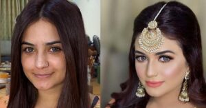 Prima e dopo il trucco da sposa: 20 trasformazioni realizzati da una make up artist pakistana