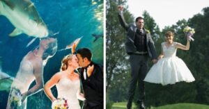 15 foto di matrimonio in cui tutto sembrava andare storto, ma alla fine si è rivelato perfetto