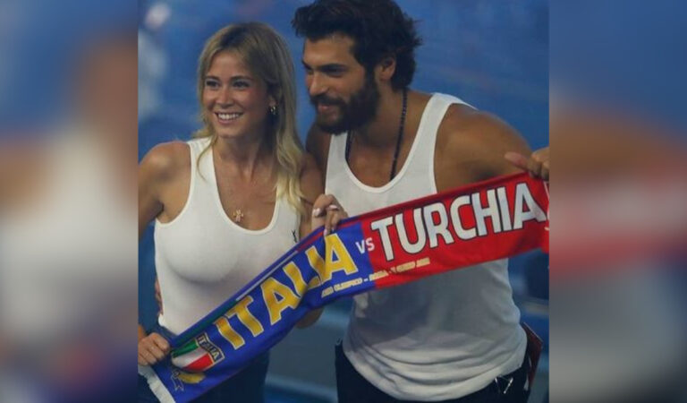 Diletta Leotta e Can Yaman insieme allo stadio per la partita Italia- Turchia, la reazione di lui dopo la sconfitta. Diletta Leotta e Can Yaman insieme allo stadio per la partita Italia- Turchia, la reazione di lui dopo la sconfitta.