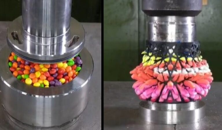 Una distruzione ipnotica: 10 video di oggetti schiacciati da una pressa idraulica che piacciono a tutti Una distruzione ipnotica: 10 video di oggetti schiacciati da una pressa idraulica che piacciono a tutti