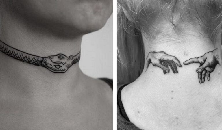 18 epici tatuaggi sul collo che possono essere d’ispirazione per chi ama questo tipo di arte 18 epici tatuaggi sul collo che possono essere d’ispirazione per chi ama questo tipo di arte
