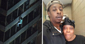 Un uomo si arrampica su un edificio di 19 piani per salvare sua madre, costretta a letto, da un incendio nell’appartamento