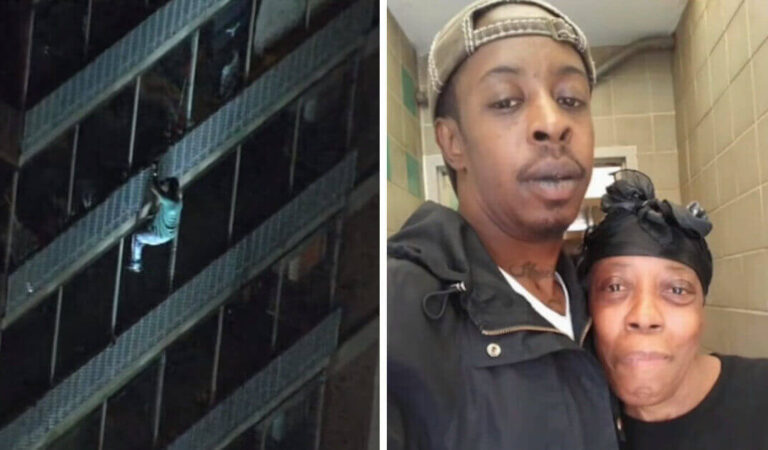 Un uomo si arrampica su un edificio di 19 piani per salvare sua madre, costretta a letto, da un incendio nell’appartamento Un uomo si arrampica su un edificio di 19 piani per salvare sua madre, costretta a letto, da un incendio nell’appartamento