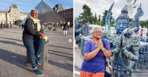 61enne lascia la famiglia per viaggiare per il mondo: “La nonna non deve crescere i nipoti”