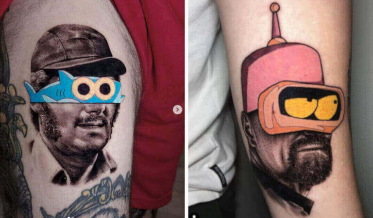 14 tatuaggi dallo stile unico e inconfondibile, originali mashup fra arte e cultura pop 14 tatuaggi dallo stile unico e inconfondibile, originali mashup fra arte e cultura pop