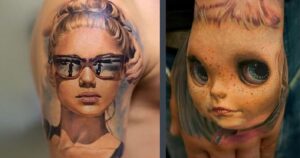 20 tatuaggi 3D che sono troppo perfetti per essere reali, talvolta appaiono inquietanti!