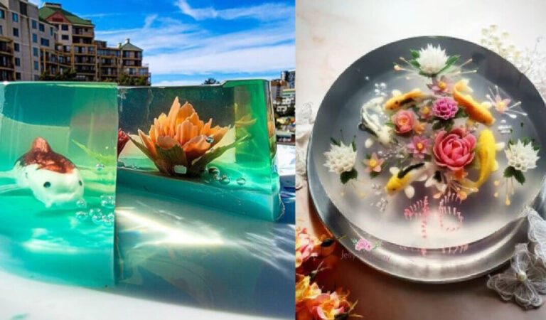 Le torte 3D di questa talentuosa artista sembrano avere dei pesci che nuotano dentro Le torte 3D di questa talentuosa artista sembrano avere dei pesci che nuotano dentro