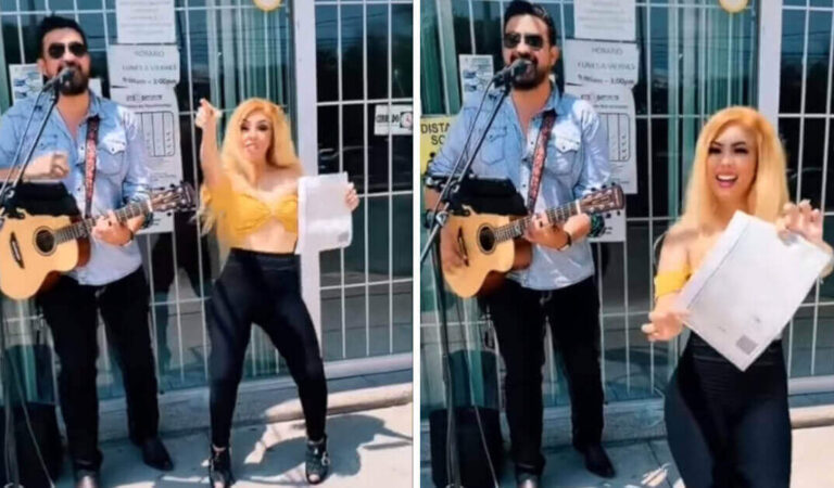 La donna finalmente divorzia e festeggia con musica e balli fuori dal comune La donna finalmente divorzia e festeggia con musica e balli fuori dal comune