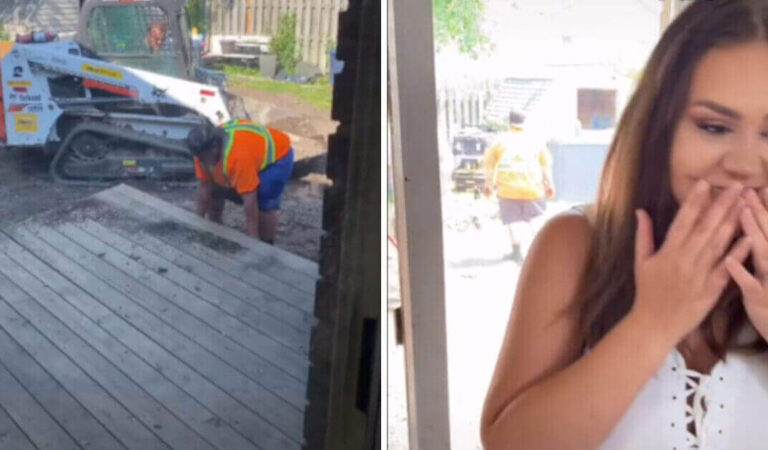 Gli operai hanno riparato la casa sbagliata e il proprietario non li ha fermati (Video) Gli operai hanno riparato la casa sbagliata e il proprietario non li ha fermati (Video)