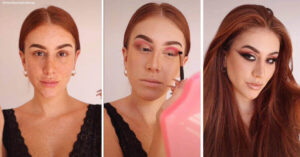 L’incredibile trasformazione di una ‘tiktoker’ del make up