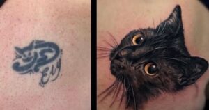 13 persone pentite del loro tatuaggio trasformato poi in un vero capolavoro