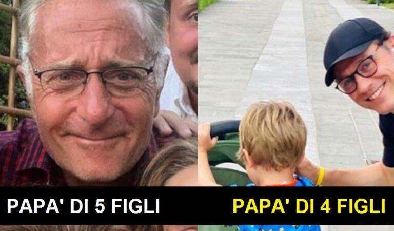 11 Papà Vip italiani che si sono dati da fare non solo per la loro carriera: hanno almeno quattro figli 11 Papà Vip italiani che si sono dati da fare non solo per la loro carriera: hanno almeno quattro figli