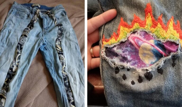 19 persone soddisfatte che hanno riparato i loro vestiti con grande creatività e hanno condiviso le foto