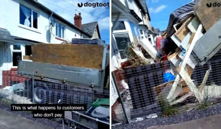 Il cliente si rifiuta di pagare così l’impresa di pulizie scarica immondizia sulla soglia di casa Il cliente si rifiuta di pagare così l’impresa di pulizie scarica immondizia sulla soglia di casa