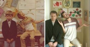 Amici ieri e oggi: 14 foto di coppia che testimoniano un’amicizia andata avanti nel tempo.