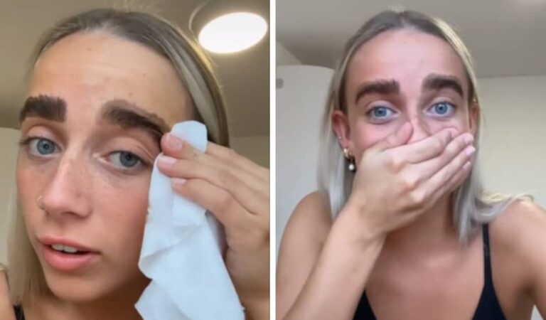 Il divertente TikTok di una giovane donna che cerca di tingersi le sopracciglia e sbaglia: “Un vero incubo” Il divertente TikTok di una giovane donna che cerca di tingersi le sopracciglia e sbaglia: “Un vero incubo”