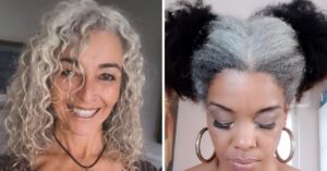 Le donne che rinunciano alla tinta dei capelli sono sempre di più ed ecco il loro fascino: 14 Foto