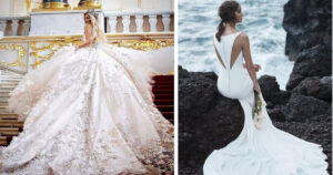 19 abiti da sposa glamour per i quali molte spose farebbero di tutto